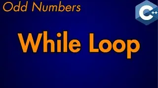 C++ Program To Print Odd Numbers Using While Loop