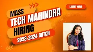 Tech Mahindra Bulk Hiring| PAN India hiring for freshers