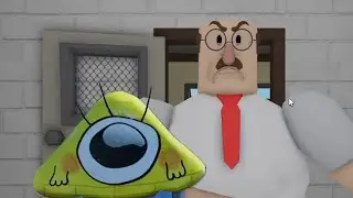 GREAT SCHOOL BREAKOUT!( SCARY OBBY) gravity falls Baby bill cipher All Jumpscare