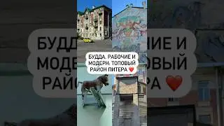 Будда, рабочие и модерн: топовый район Питера ❤️