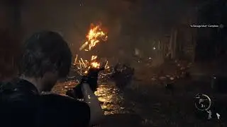 Resident Evil 4 Remake A Savage Mutt Challenge Defeat The Strong Threat Village Chiefs Manor