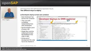 SAP HANA Calculation View Models - Week 1/4 - Unit 5/6 - HDI Deploy SAP Business Application Studio
