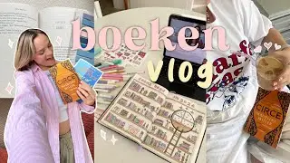 *boekenvlog* boekjournal middag, 2 boeken lezen, unboxing & boekenclub 📔🧸🩷