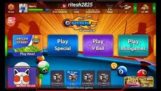 playing 8 ball pool