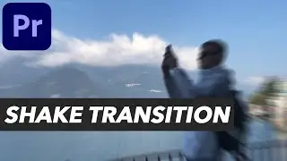 How to make SHAKE TRANSITION in Adobe Premiere Pro? (FREE PRESET)