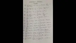 Indefinite Integral Formula
