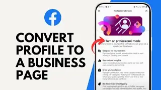 How to Convert A Facebook Profile to A Business Page