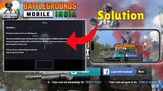 BGMI Notice Problem solution 100?Working bgmi