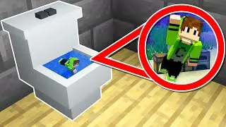 PASSAGEM SECRETA DENTRO DA PRIVADA NO MINECRAFT!