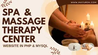 Spa and massage therapy center website | massage website template | projects source code