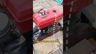 Amazing diesel boat engine #boatengine # #automobile #how