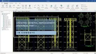 Creating General Arrangement Drawings for Elevated Water Tank Tower Detailing _ Part 1 | COMOSYS