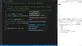 22  Array from   Strings and Function Arguments Objects