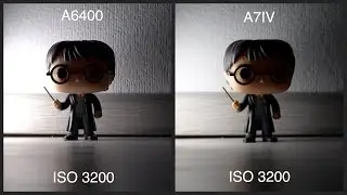 Sony A6400 vs. A7IV ISO Performance Test in darkness - APS-C vs Full Frame