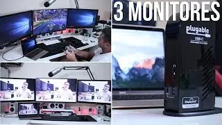 MacBook Early 2016 COM 3 MONITORES EXTERNOS | PLUGABLE USB-C