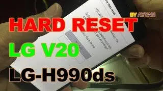 How To Reset LG V20 - Factory  Reset LG-V20  Next Tutorial