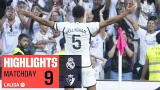 Resumen de Real Madrid vs CA Osasuna (4-0)