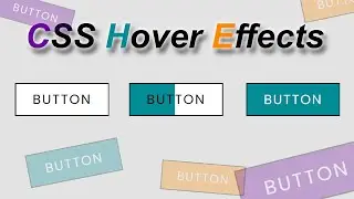 CSS Button Hover Effects | Left to Right Hover Effects | CSS Hover Effects @codehal ​