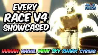 NEW Race V4 FULL SHOWCASE! (Every Race) | Blox Fruits Race V4 Full Showcase