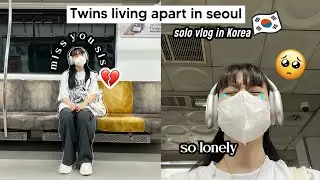 Solo Vlog In Korea: Twins living APART in Seoul (exploring the city alone…) | Q2HAN