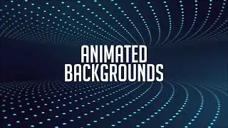 Free Animated Dots Background Pack (Template video background)