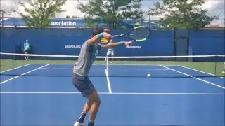 Karen Khachanov Forehand Slow Motion