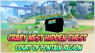 Hidden Chest from Hermit Crab Nest, Court of Fontaine Region