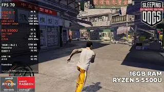 SLEEPING DOGS DEFINITIVE EDITION - RYZEN 5 5500U - 16GB RAM - VEGA 7