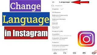 How To Change Language in Instagram 2023