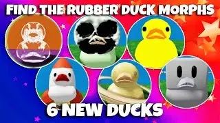 Find The Rubber Duck Morphs - 6 NEW Rubber Duck Morphs! [Space Map] Roblox