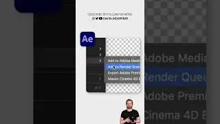 How to export with transparent background from After Effects #Shorts