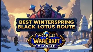 Gold Farming 101~ Winterspring Black Lotus Farming Route | Wow Classic Guide