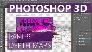 3D in Photoshop CS6-CC - 09 - Depth Maps