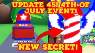 🗽4TH OF JULY EVENT! UPDATE 45 IS HERE! NEW SECRET PET! | ROBLOX MINING SIMULATOR 2