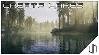 How to make a LAKE with Unreal Engine's new WATER SYSTEM