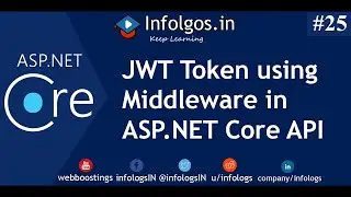 JSON Web Token Authentication using Middleware in ASP NET Core Web API | Infologs