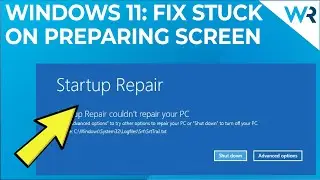 FIX: Windows 11 stuck on Preparing Windows screen