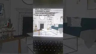 WHY YOU NEED A HIGH SPEC LAPTOP FOR SKETCHUP & V-RAY #shorts