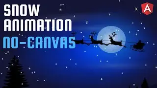 Emoji snow animation - No Canvas (Angular)