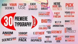 Premiere Typography Mogrt - Free Download Premiere Pro Templates.