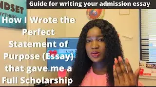 How I Wrote the Statement of Purpose for Grad School and got a Full Scholarship With Stipend