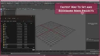 Fastest Way To Set and BookMark Maya Projects - Must Know!