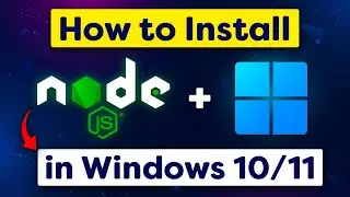 How to install Node js in Windows [ in 1 minute]