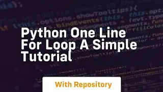 python one line for loop a simple tutorial