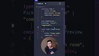 TypeScript Pick and Omit Utility Types #Shorts
