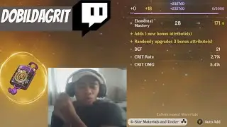 Genshin Impact Streamers Roll Artifacts 