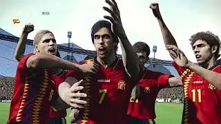 Легенды УЕФА / Евро 2024 / ИСПАНИЯ - ДАНИЯ / Группа C - 1 тур (PES Classic mod)
