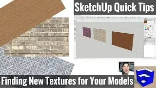 4 Places to Find Textures for Your SketchUp Models - SketchUp Quick Tips