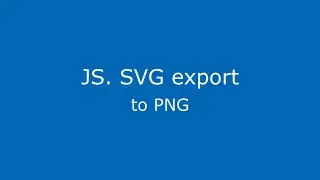SVG export in javascript