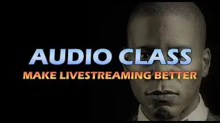 How to better your audio for Youtube livestream 2023 (Studio Class)